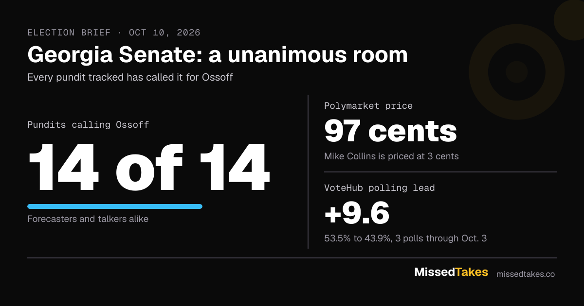 Georgia Senate: a unanimous room